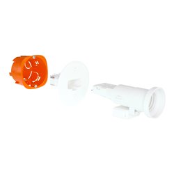Lot de 5 boites d'applique Ø54 mm avec douille DCL prof 40 mm