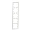 Cadre de finition D-Life MTN4050-6537 blanc nordic mat 5 postes