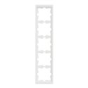 Cadre de finition D-Life MTN4050-6537 blanc nordic mat 5 postes