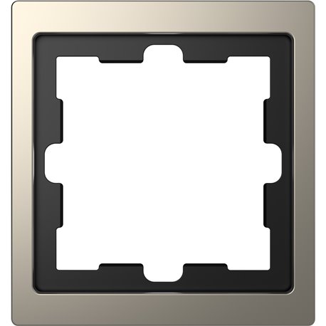 Cadre de finition métal D-Life MTN4010-6550 nickel 1 poste