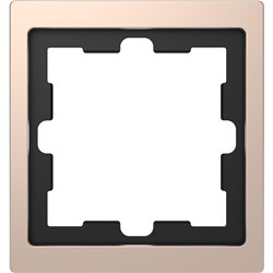 Cadre de finition métal D-Life MTN4010-6551 champagne 1 poste