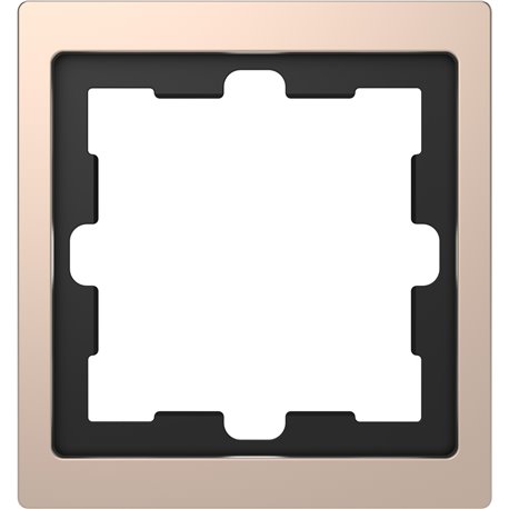 Cadre de finition métal D-Life MTN4010-6551 champagne 1 poste