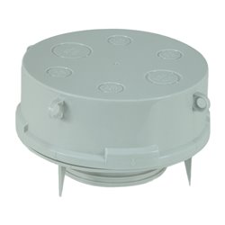Lot de 5 boites de centre Pour incorporation béton lisse Ø145 mm 650°C