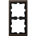 Cadre de finition métal D-Life MTN4020-6552 mocca 2 postes