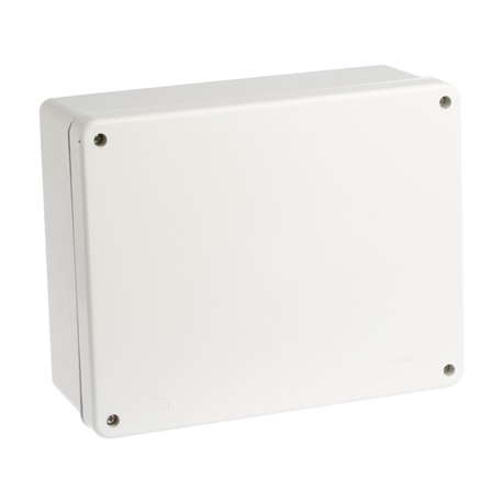 Boîte de dérivation étanche Industrie avec couvercle standard 240x190x90 mm