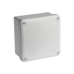 Boîte de dérivation étanche Industrie avec couvercle standard 105x105x55 mm