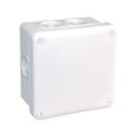 Boîte de dérivation étanche Blanche 105x105x55 mm 7 entrées