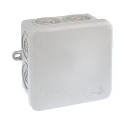 Lot de 90 boîtes de dérivation étanches Super éco 650°C 80x80x45 mm 7 entrées
