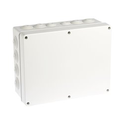 Boîte de dérivation étanche Couvercle avec vis inox AISI 316 310x250x125 mm 20 entrées