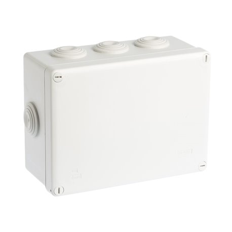 Boîte de dérivation étanche Couvercle avec vis 1/4 de tour 165x120x70 mm 8 entrées