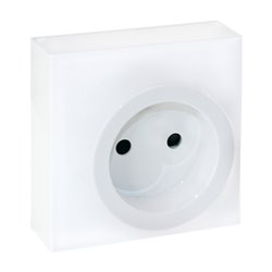 Prise 2P Blanc