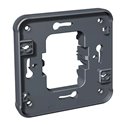 Cadre support Simple pour interrupteurs/prises Gris