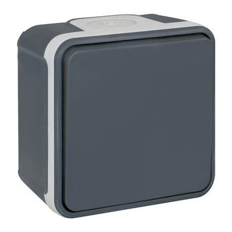 Commande Bouton poussoir Gris Commande Bouton poussoir Gris