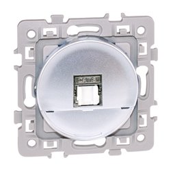 Lot de 10 Prises RJ45 UTP Cat5E Silver