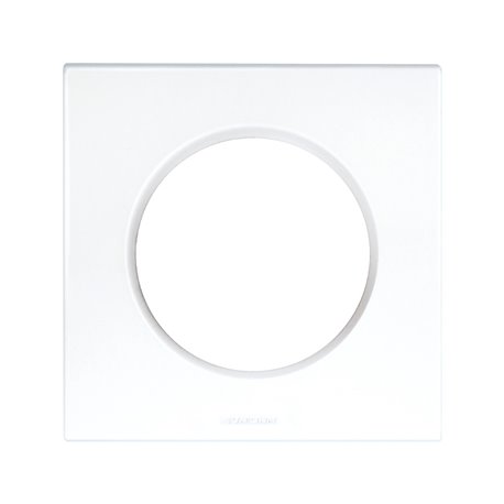 Lot de 10 Plaques 1 poste Blanc
