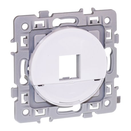 Cadre support Pour noyaux RJ45 Blanc