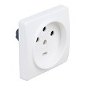 Socle de prise 3P+T Blanc