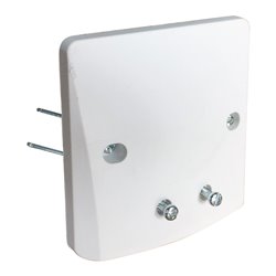 Lot de 10 sorties de câbles ECO à grilles IP44 16/20A Vis apparentes