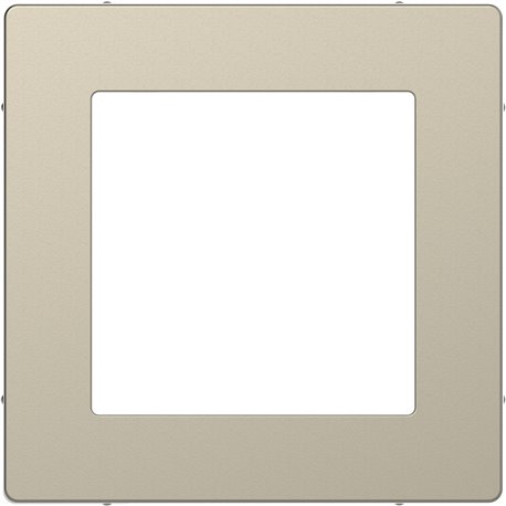 Cadre de finition pour méca 45x45 mm Unica D-Life MTN4089-6033 blanc sable 1 poste Cadre de finition pour méca 45x45 mm Unica D-Life MTN4089-6033 blanc sable 1 poste