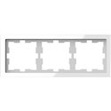Cadre de finition verre D-Life MTN4030-6520 blanc 3 postes