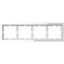 Cadre de finition verre D-Life MTN4040-6520 blanc 4 postes