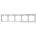 Cadre de finition verre D-Life MTN4050-6520 blanc 5 postes