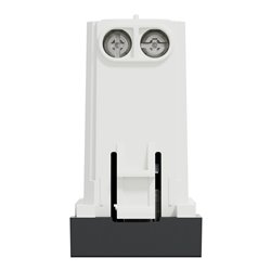 Chargeur USB double 15W type A+C Unica NU301654 anthracite 1 module mécanisme seul