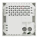Chargeur USB double 5Vcc 2,4A type A+C Unica NU301818 Blanc 2 modules mécanisme seul