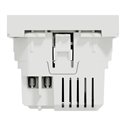 Chargeur USB double 5Vcc 2,4A type A+C Unica NU301818 Blanc 2 modules mécanisme seul
