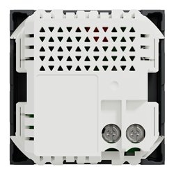 Chargeur USB double 5Vcc 2,4A type A+C Unica NU301854 anthracite 2 modules mécansime seul