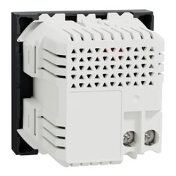 Chargeur USB double 5Vcc 2,4A type A+C Unica NU301854 anthracite 2 modules mécansime seul