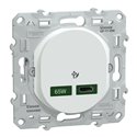 Chargeur USB-C 65W Forte puissance pour charge app. Mobiles Ovalis S320406 Blanc 