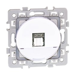 Prise RJ45 Grade 2 TV Cat 6 STP Blanc
