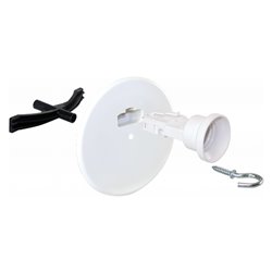 Lot de 10 kit Couvercle + fixation luminaire + piton + douille
