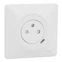 Combi prise 2P+T 16A affleurante+chargeur USB-C 10,5W connex. Auto. Ovalis S320089 blanc 