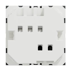 Commande à carte électronique Unica NU354054 anthracite 2 modules mécansime seul
