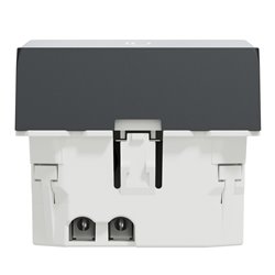 Commande à carte électronique Unica NU354054 anthracite 2 modules mécansime seul