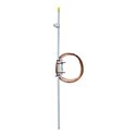 Piquet de terre Kit cruciforme galvanisé 1m