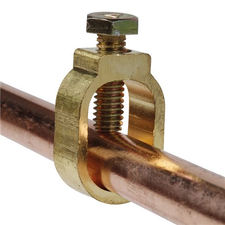 Lot de 5 piquets de terre Ronds cuivrage 125 µm 1m