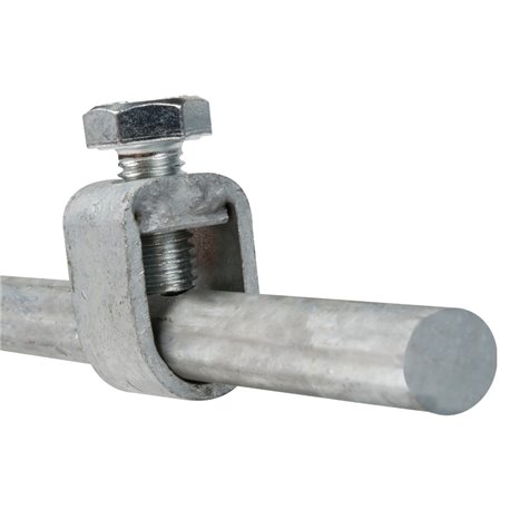 Lot de 5 piquets de terre Ronds galvanisé 85 µm 1m
