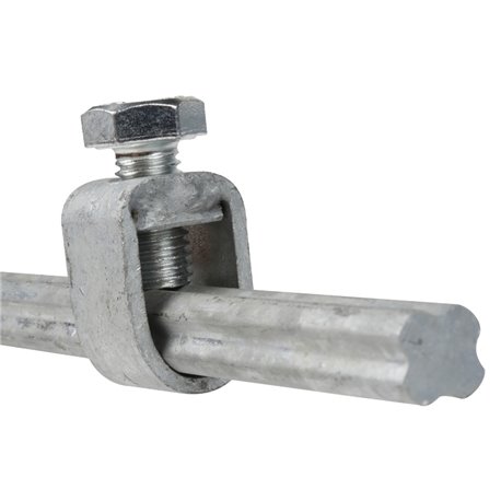 Lot de 5 piquets de terre Cruciforme galvanisé 85 µm 1m