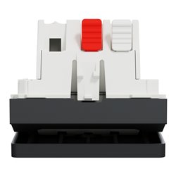 Commande à carte NO/NF 10A Unica NU328354 anthracite 2 modules mécansime seul