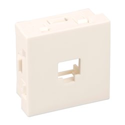 Lot de 10 Supports de prises Pour noyaux RJ45 Blanc