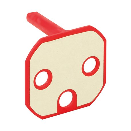 Lot de 12 Détrompeurs Rouge 