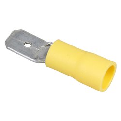 Lot de 50 Cosses mâles plates Ø5,7 mm 4,0 à 6,0 mm²