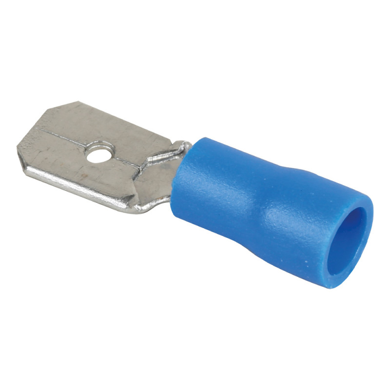 Lot De 50 Cosses Isolées à Fourche - Section 1 à 2,5 Mm² - Pour Vis Max 4,3 Mm - Marque Elématique