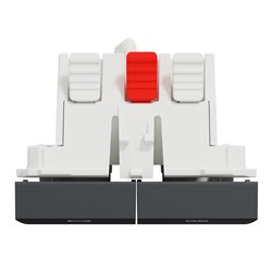 Commande VMC ON/OFF + 2 vitesses 10A Unica NU321454 anthracite 2 modules mécansime seul