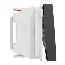 Commande VMC ON/OFF + 2 vitesses 10A Unica NU321454 anthracite 2 modules mécansime seul