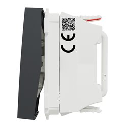 Commande VMC ON/OFF + 2 vitesses 10A Unica NU321454 anthracite 2 modules mécansime seul