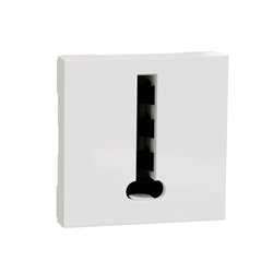 Conjoncteur téléphone en T 8 contacts Unica NU349618 Blanc mécanisme seul